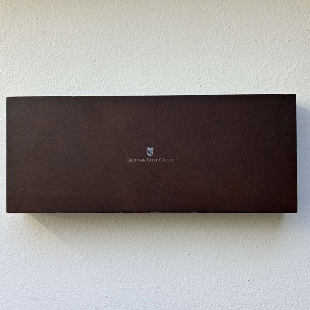 Graf Von Faber-Castell Luxury Ballpoint Pen With Ivory Resin and Chrome - Picture 10 of 10